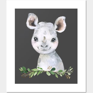 Baby Rhino Posters and Art